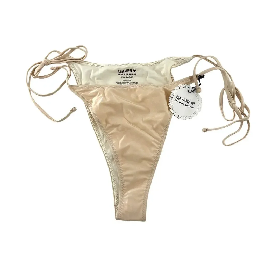 Frankies Bikinis Women's Sand Castle Divine Skimpy Bikini Bottom Size XXXL